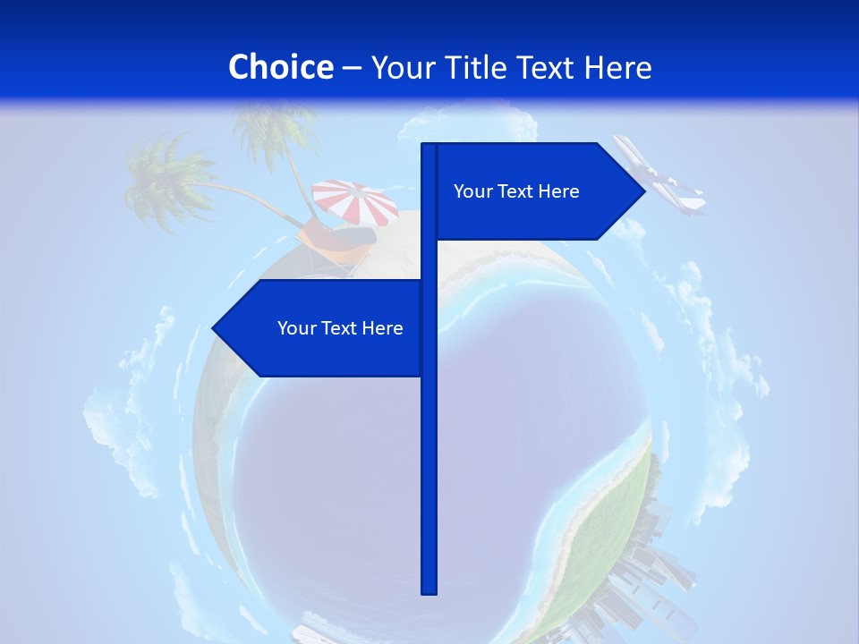 Ocean Tourism Rest PowerPoint Template