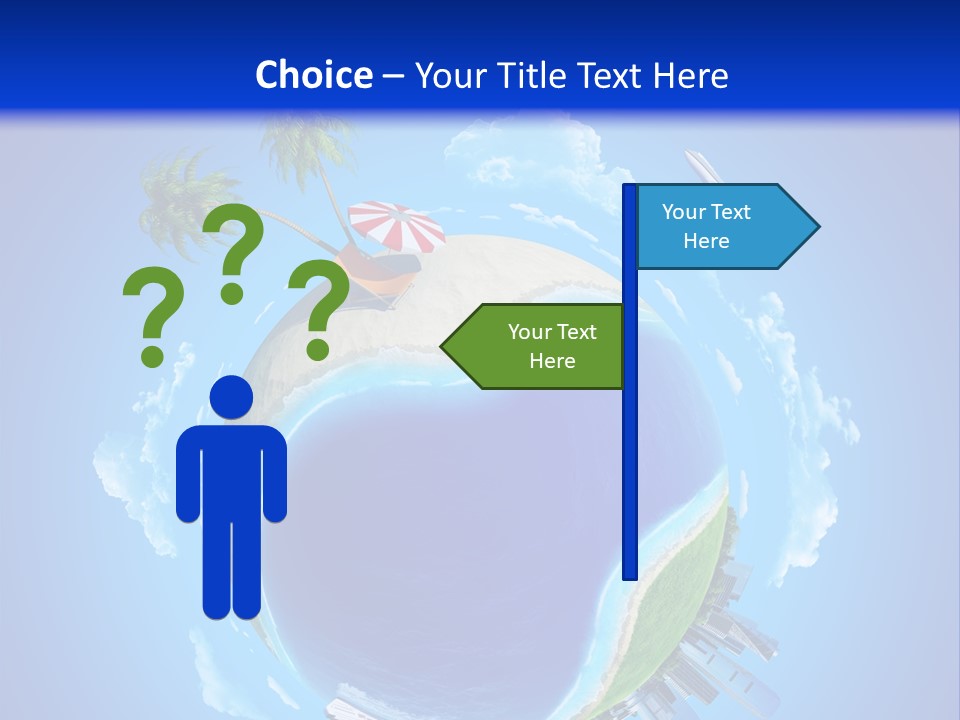 Ocean Tourism Rest PowerPoint Template