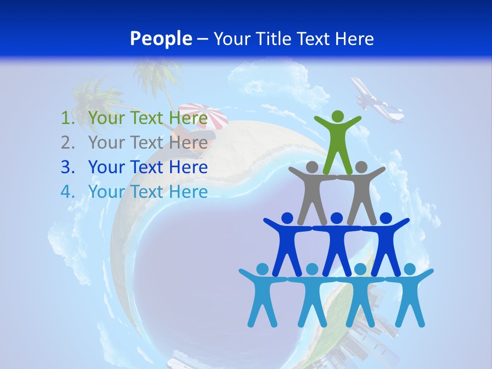 Ocean Tourism Rest PowerPoint Template