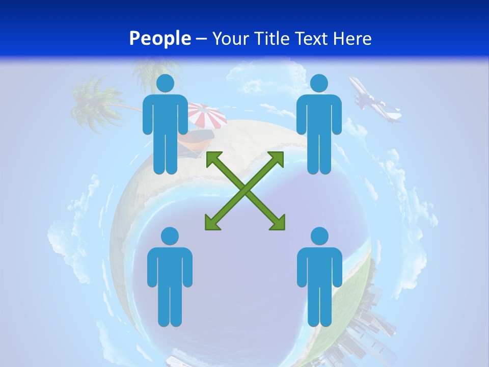 Ocean Tourism Rest PowerPoint Template