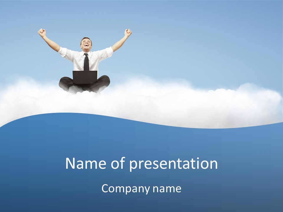 Fly Boss Excited PowerPoint Template