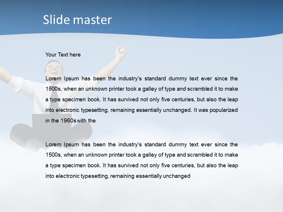 Fly Boss Excited PowerPoint Template