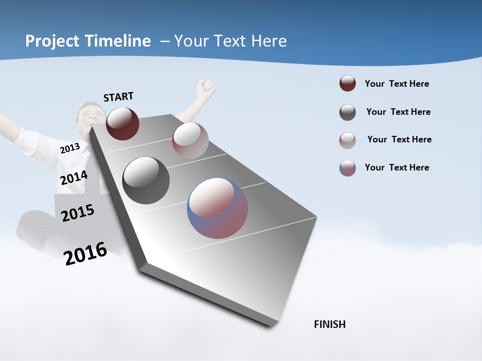 Fly Boss Excited PowerPoint Template