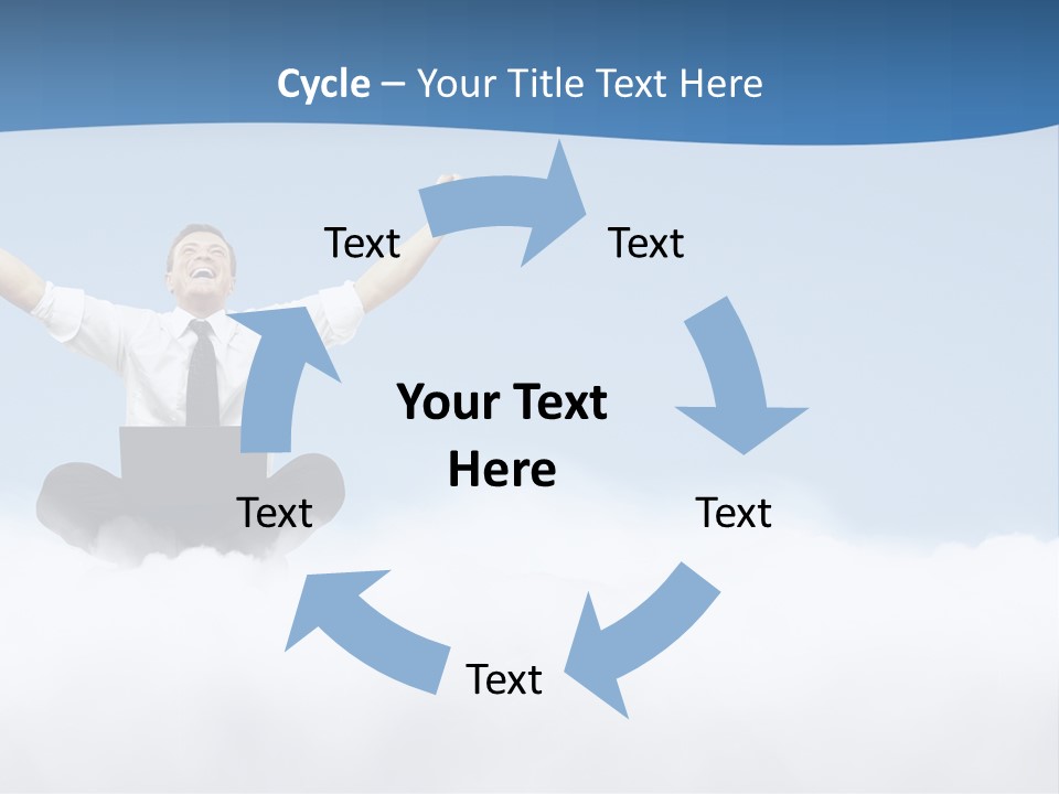 Fly Boss Excited PowerPoint Template