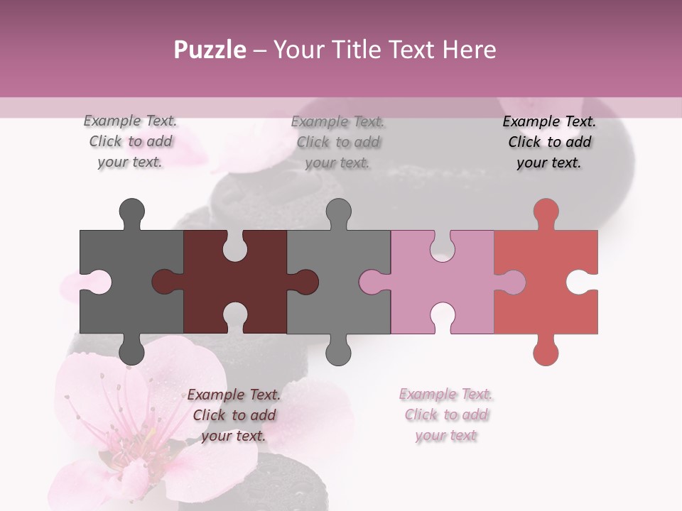 Chinese Rock Water PowerPoint Template