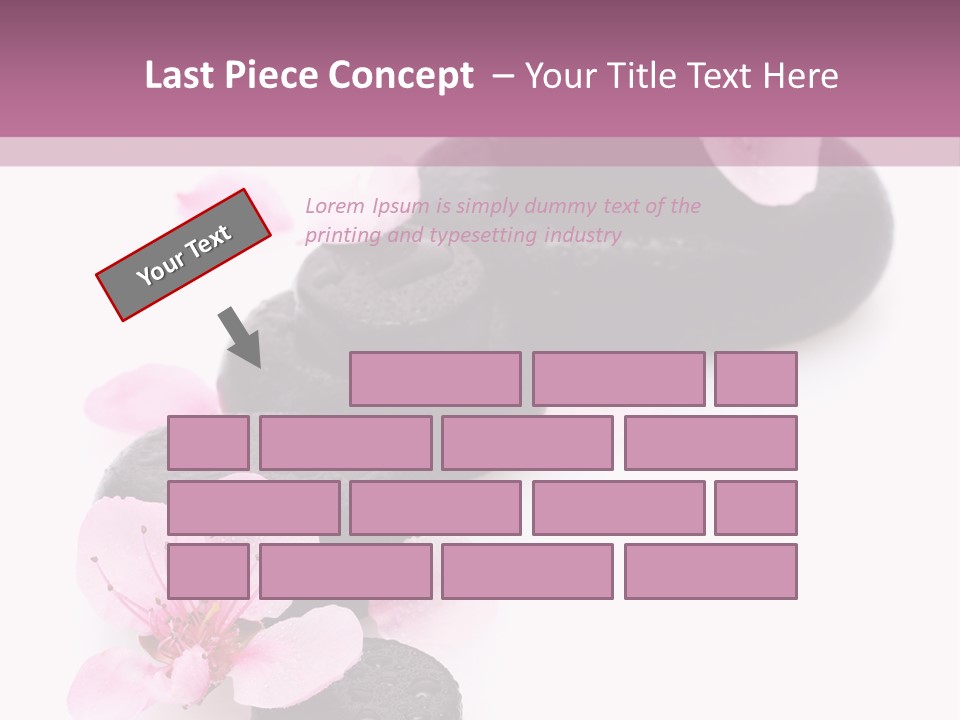 Chinese Rock Water PowerPoint Template