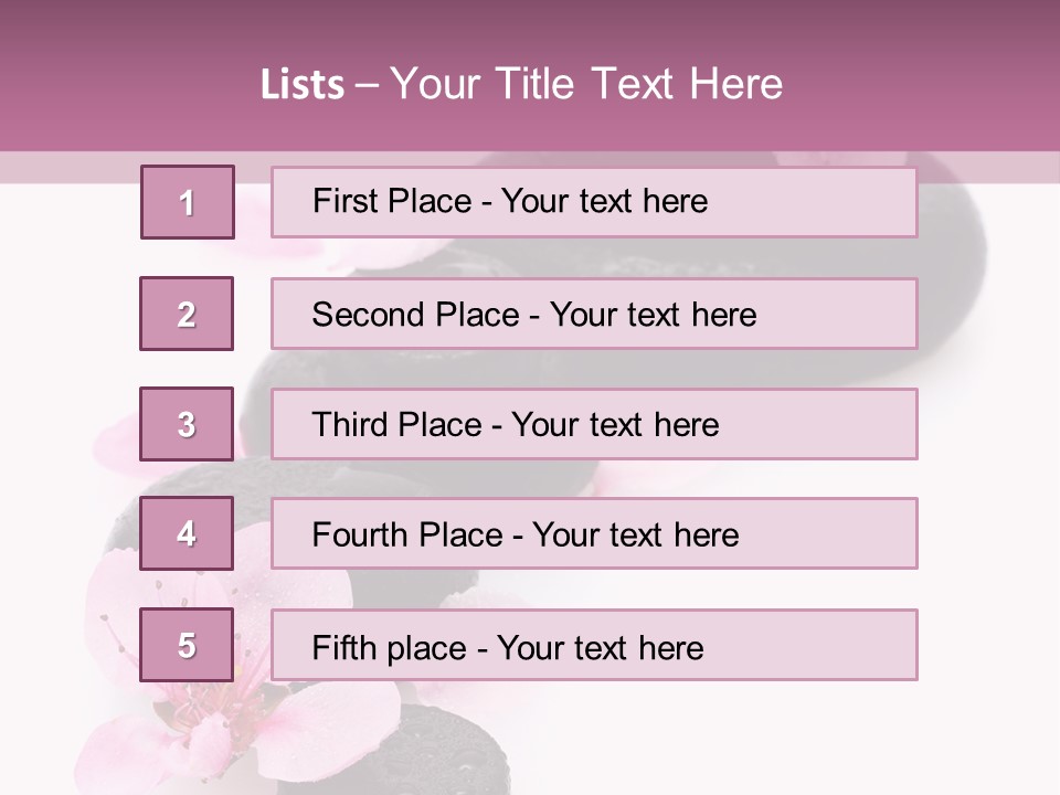 Chinese Rock Water PowerPoint Template
