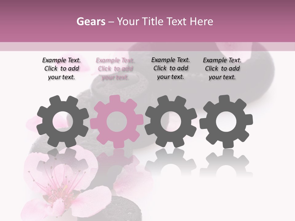 Chinese Rock Water PowerPoint Template