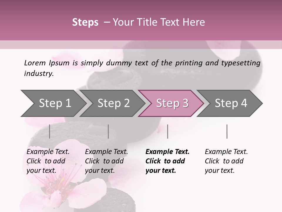 Chinese Rock Water PowerPoint Template