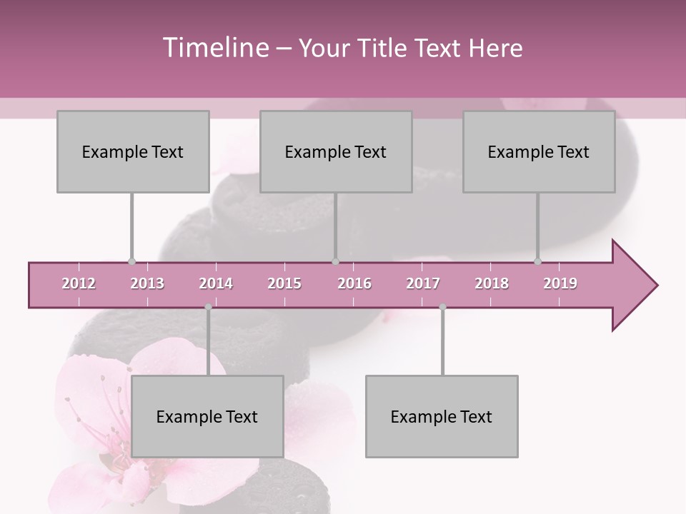 Chinese Rock Water PowerPoint Template