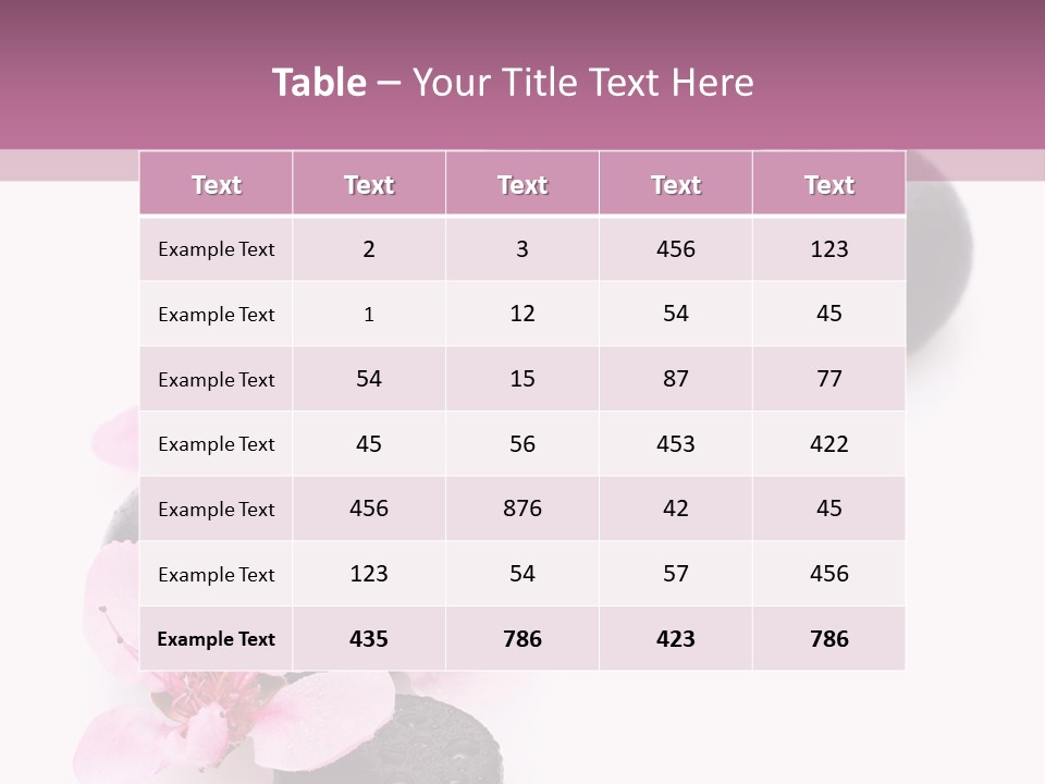 Chinese Rock Water PowerPoint Template