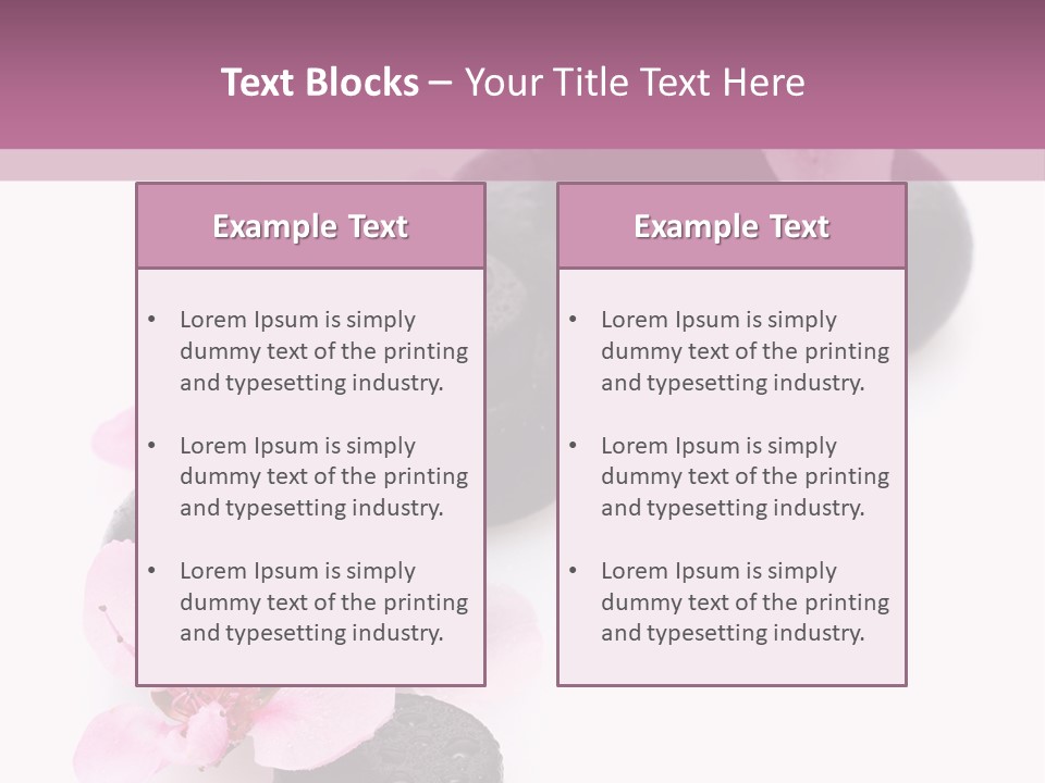 Chinese Rock Water PowerPoint Template