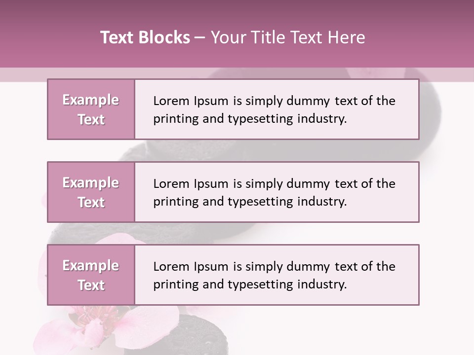 Chinese Rock Water PowerPoint Template