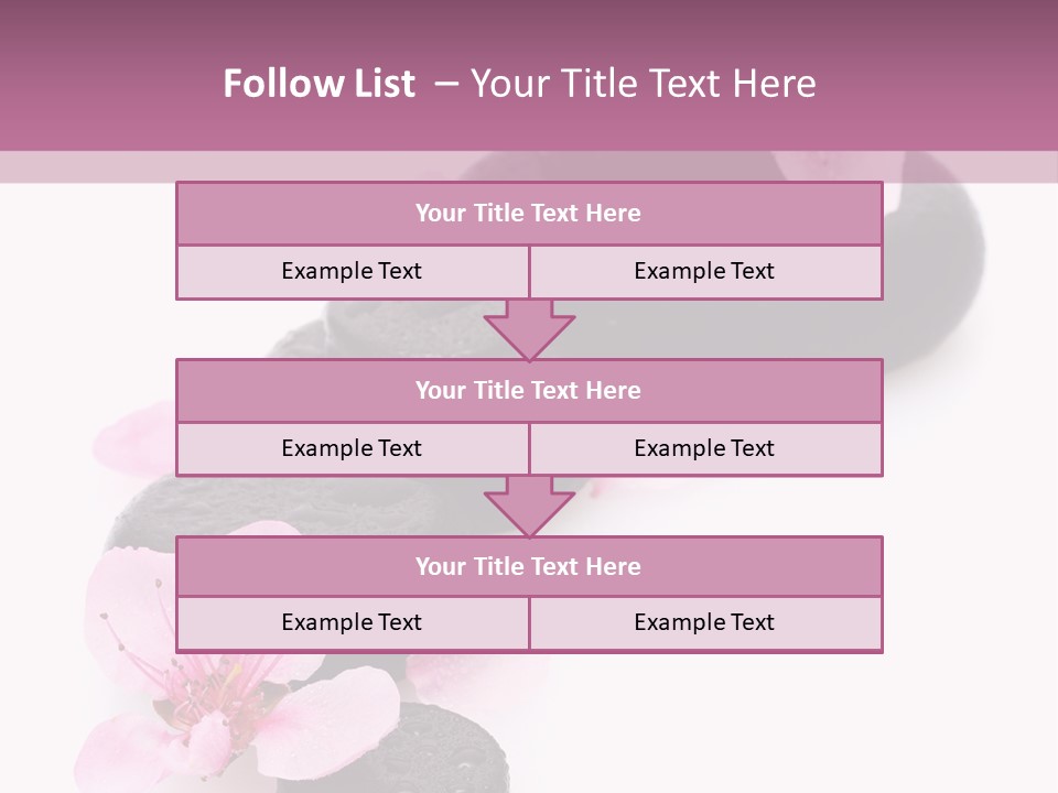 Chinese Rock Water PowerPoint Template