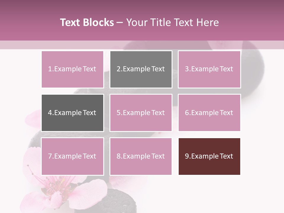 Chinese Rock Water PowerPoint Template