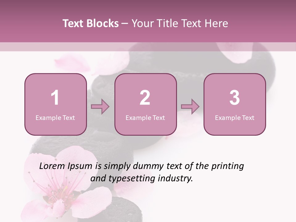 Chinese Rock Water PowerPoint Template