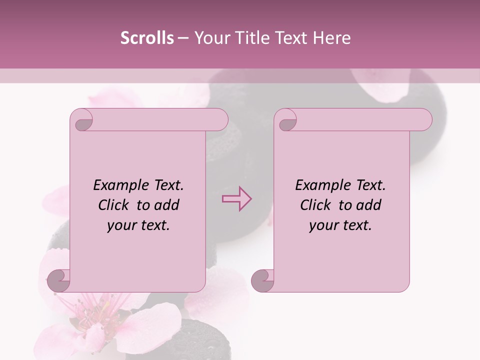 Chinese Rock Water PowerPoint Template