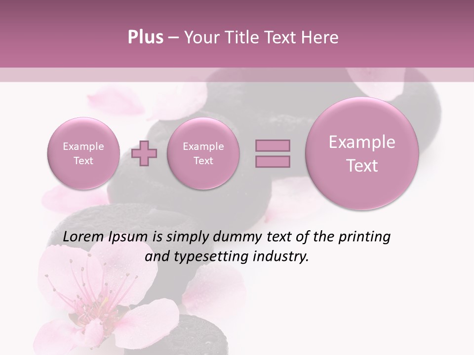 Chinese Rock Water PowerPoint Template