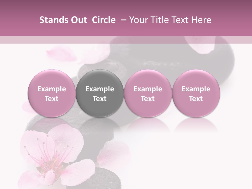 Chinese Rock Water PowerPoint Template