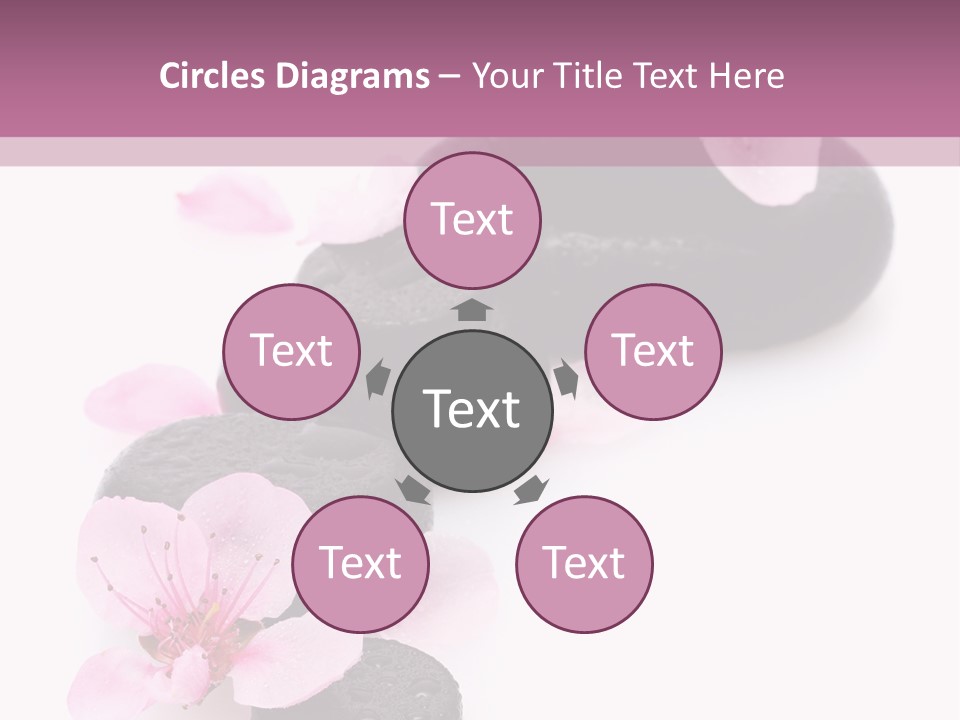 Chinese Rock Water PowerPoint Template