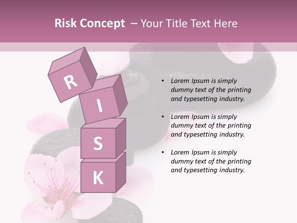 Chinese Rock Water PowerPoint Template