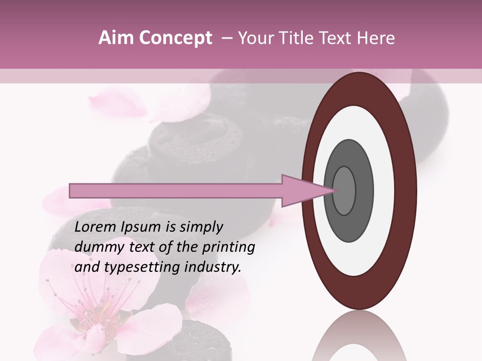 Chinese Rock Water PowerPoint Template