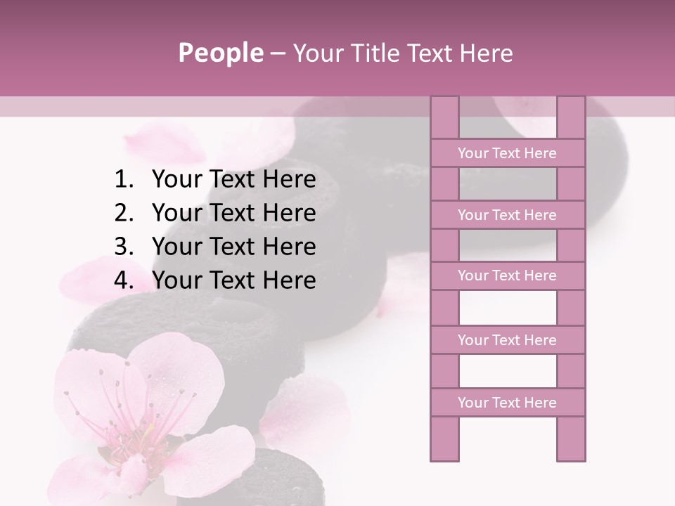 Chinese Rock Water PowerPoint Template