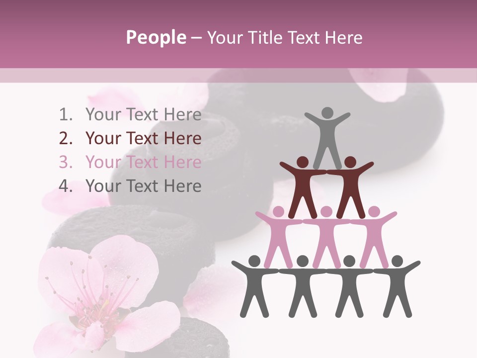 Chinese Rock Water PowerPoint Template