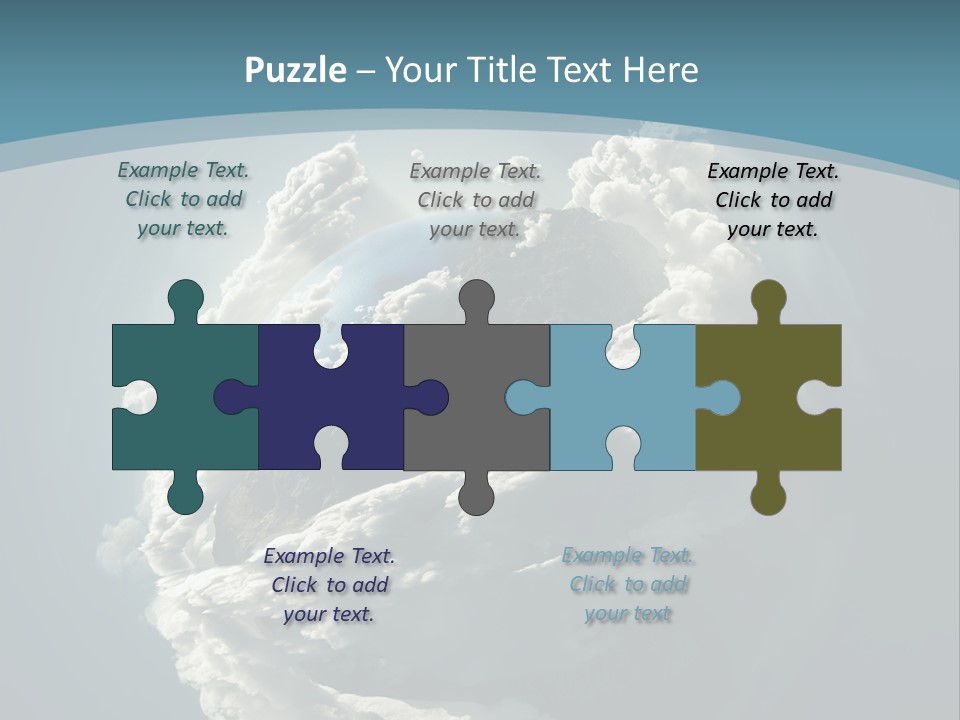 Water Terrain Environment PowerPoint Template