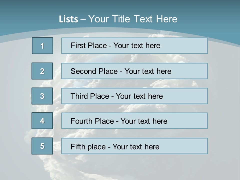 Water Terrain Environment PowerPoint Template