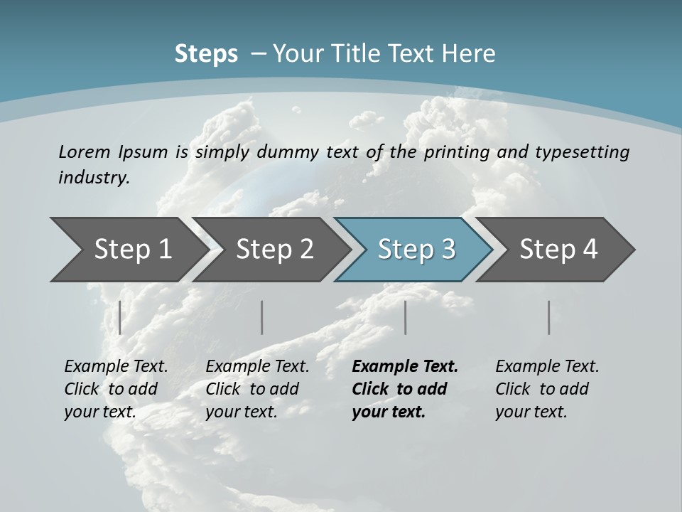 Water Terrain Environment PowerPoint Template