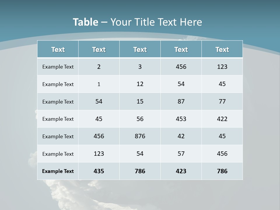 Water Terrain Environment PowerPoint Template
