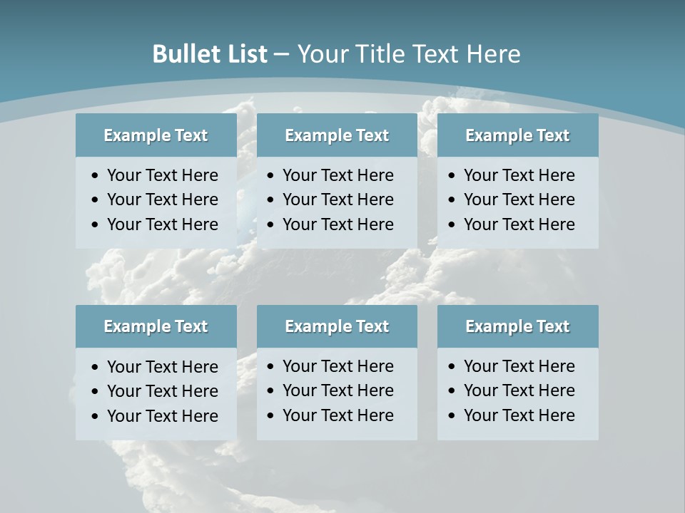 Water Terrain Environment PowerPoint Template