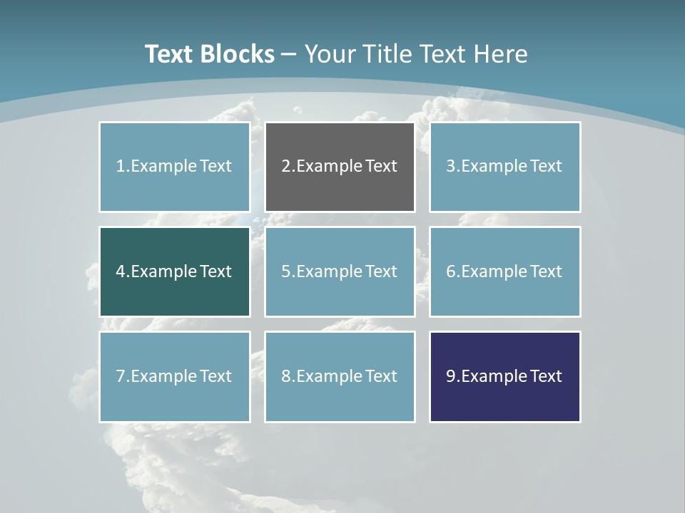 Water Terrain Environment PowerPoint Template