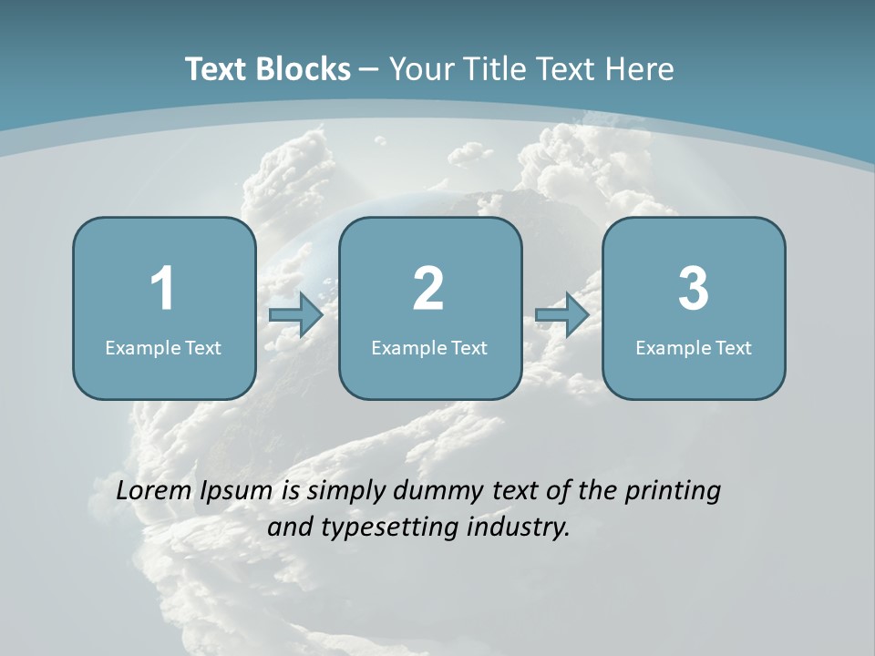 Water Terrain Environment PowerPoint Template