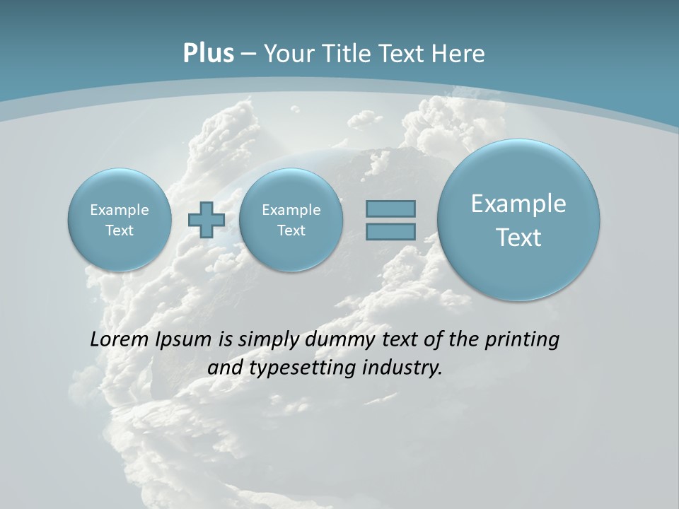 Water Terrain Environment PowerPoint Template