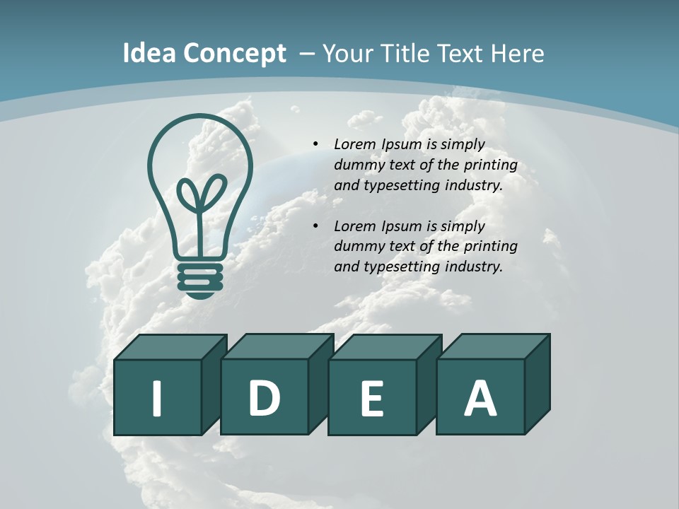 Water Terrain Environment PowerPoint Template