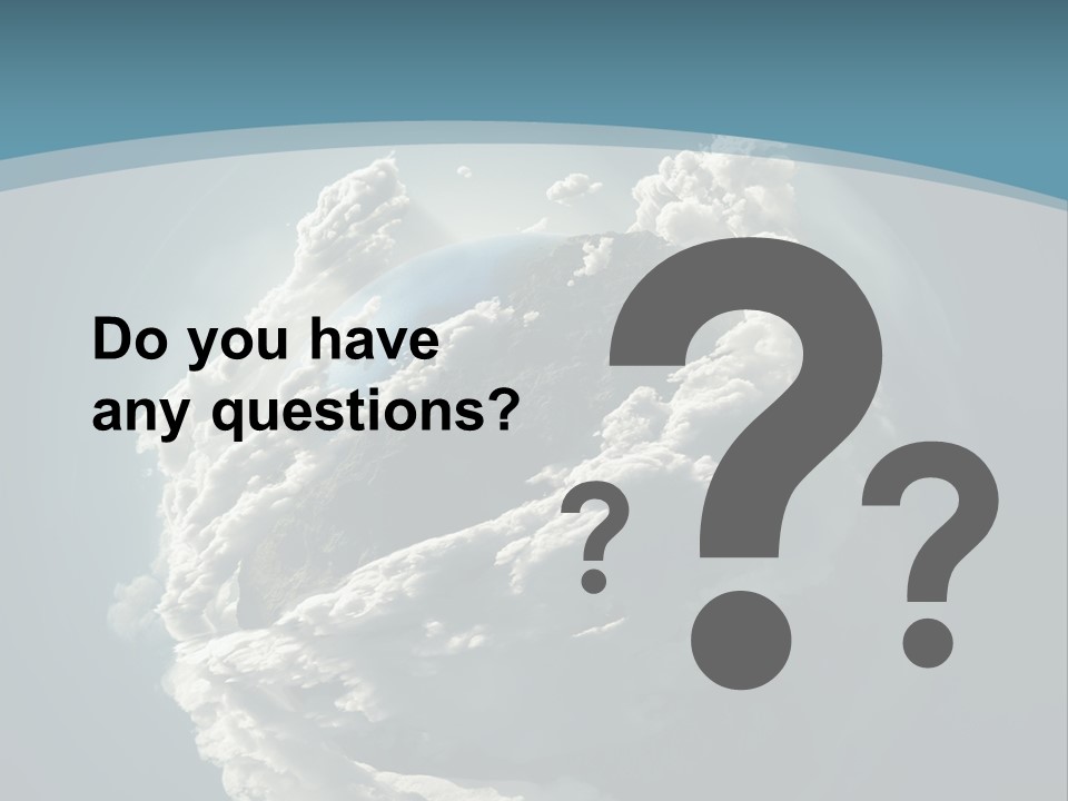 Water Terrain Environment PowerPoint Template