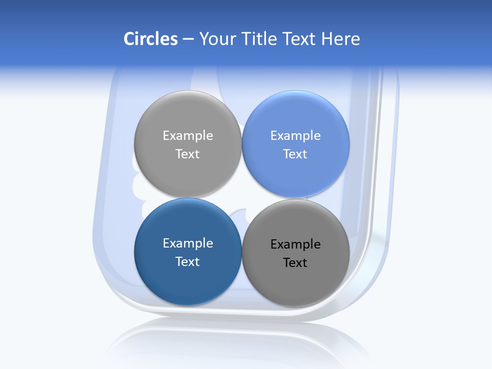 White Blue Recommendation PowerPoint Template