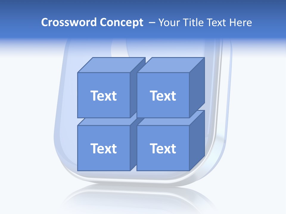White Blue Recommendation PowerPoint Template