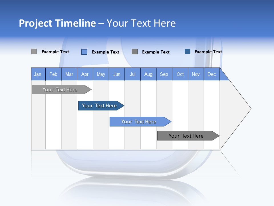 White Blue Recommendation PowerPoint Template