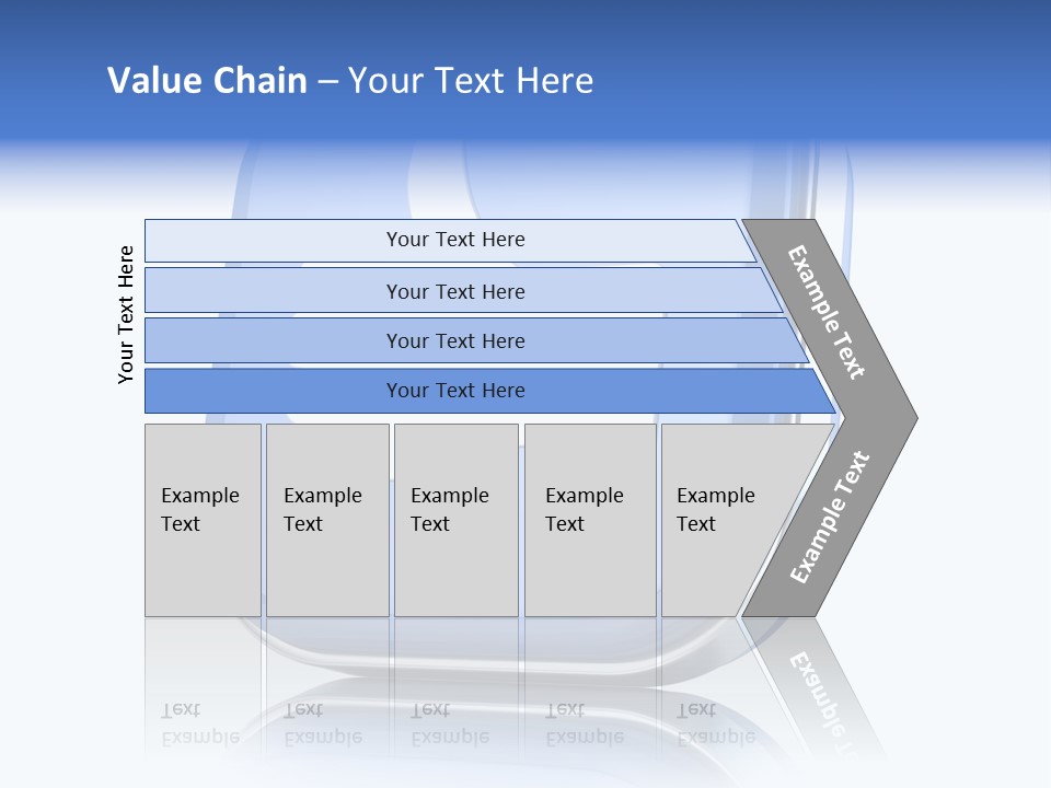 White Blue Recommendation PowerPoint Template