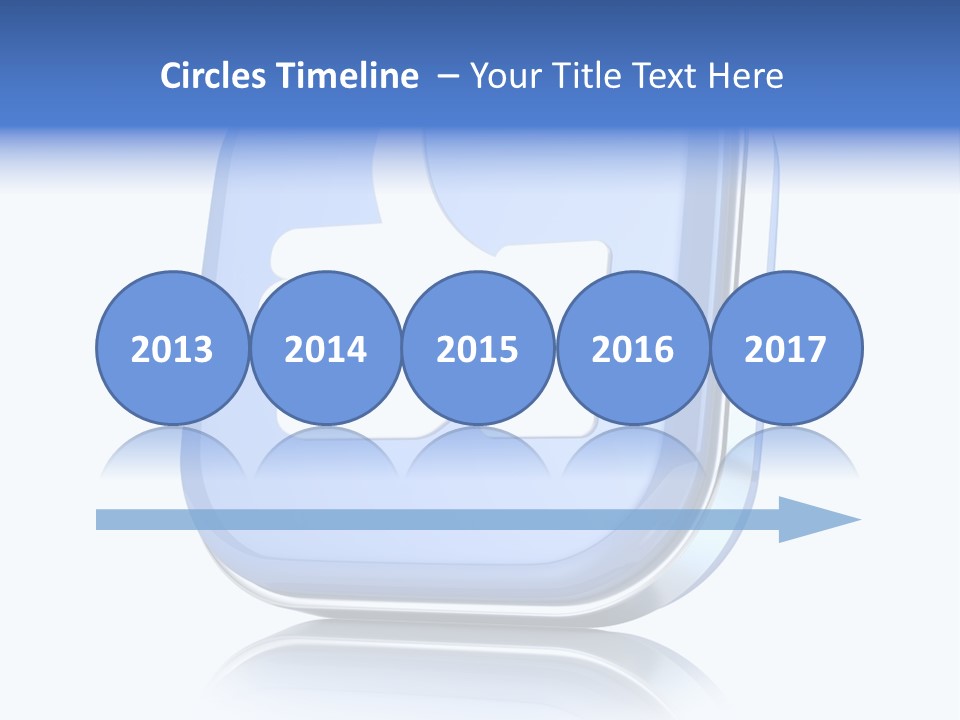 White Blue Recommendation PowerPoint Template