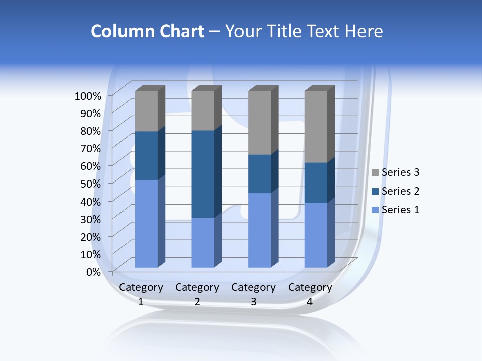 White Blue Recommendation PowerPoint Template