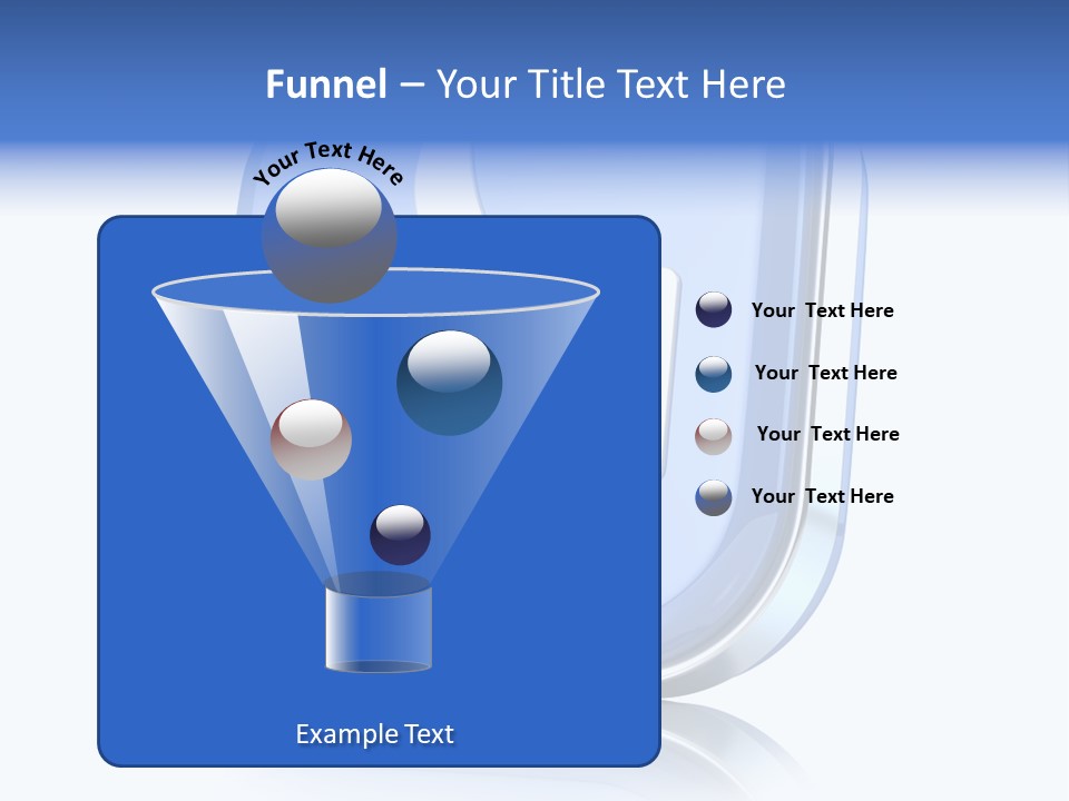 White Blue Recommendation PowerPoint Template