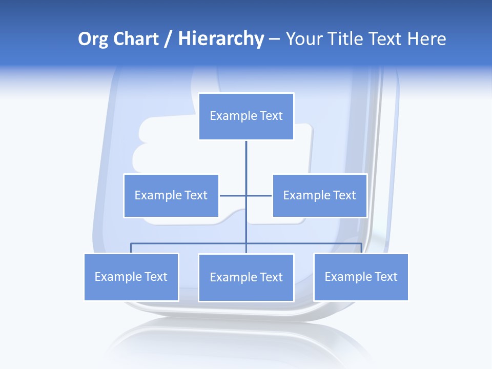 White Blue Recommendation PowerPoint Template