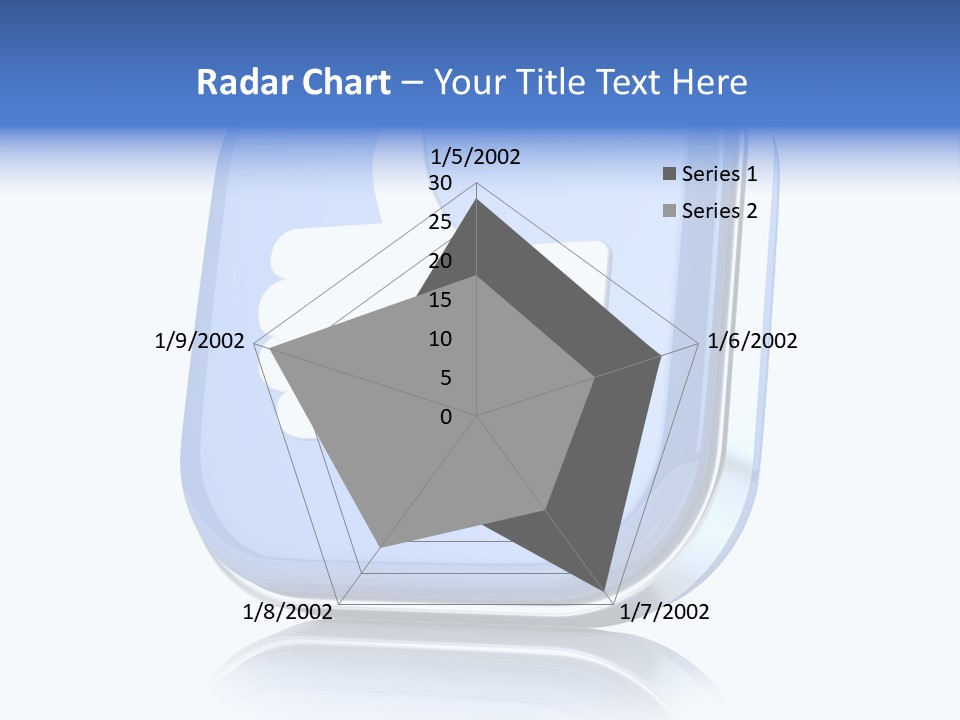 White Blue Recommendation PowerPoint Template
