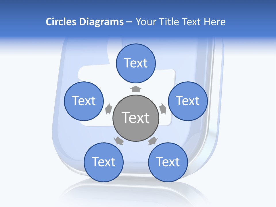 White Blue Recommendation PowerPoint Template