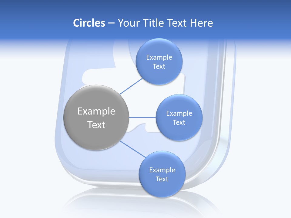 White Blue Recommendation PowerPoint Template