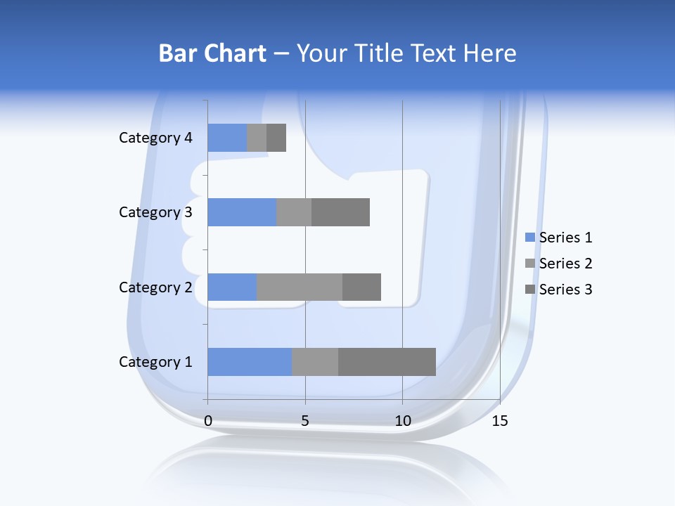 White Blue Recommendation PowerPoint Template